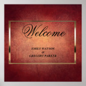 Grunge Patina Vintager Hintergrund Poster (Vorne)