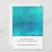Grunge Patina Vintager Hintergrund Save the Date (Rückseite)