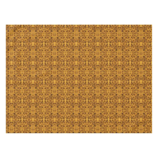 Grunge Pattern Steampunk Gold und Brown Tableclout Tischdecke (Vorderseite (Horizontal))