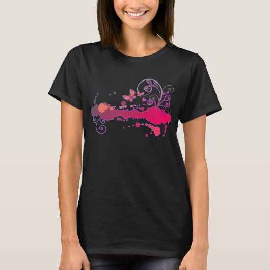 Grunge Pattern T - Shirt (Vorderseite)