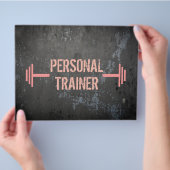 Grunge Personal Trainer Flyer (Hand)