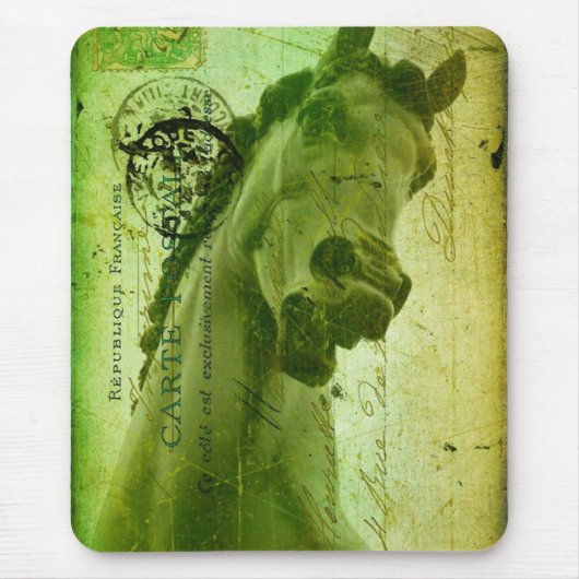 Grunge Pferde Postcard ähnlich Mousepad (Vorne)