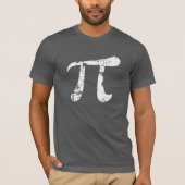 Grunge Pi Symbol T-Shirt (Vorderseite)
