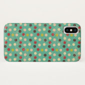 Grunge Polka Dots Pattern Case-Mate iPhone Hülle (Rückseite (Horizontal))