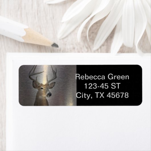 Grunge Primitive Buchsfisch Schwanz Hirsche (Insitu)