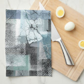 Grunge Print. Geschirrtuch (Viertel Falte)