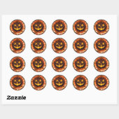 Grunge Pumpkin Small / Large Sticker Sheet (Blatt)