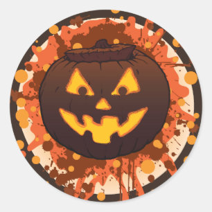 Grunge Pumpkin Small / Large Sticker Sheet