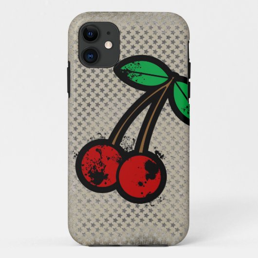 Grunge Punk Kirschen iPhone 5 Fall Case-Mate iPhone Hülle (Rückseite)