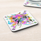 GRUNGE PUNK SPLATTER ART UNTERSETZER (Linke Seite)