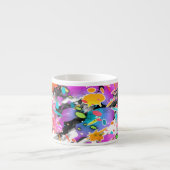 GRUNGE PUNK SPRITZER ART ESPRESSOTASSE (Vorderseite)