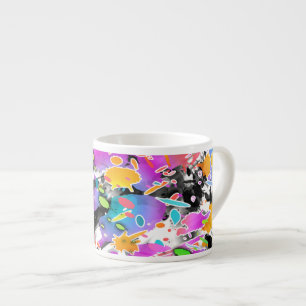 GRUNGE PUNK SPRITZER ART ESPRESSOTASSE