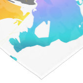 GRUNGE PUNK SPRITZER ART KURZER TISCHLÄUFER (Ecke)