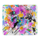 GRUNGE PUNK SPRITZER ART SCHNEIDEBRETT (Vorderseite)