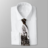 Grunge Quirky-Krawatte Krawatte (Gebunden)