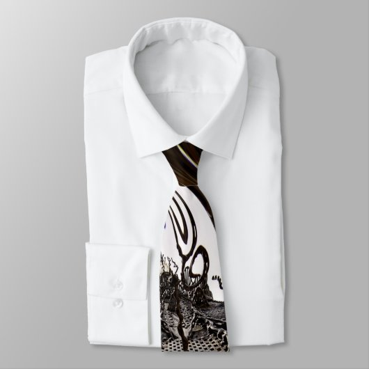 Grunge Quirky-Krawatte Krawatte (Gebunden)