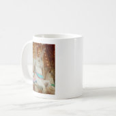 Grunge Rabbit Merry-Go-Round Kaffeetasse (Vorderseite Links)