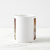 Grunge Rabbit Merry-Go-Round Kaffeetasse (Mittel)