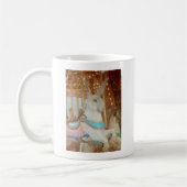 Grunge Rabbit Merry-Go-Round Kaffeetasse (Links)