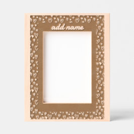 Grunge-Rahmen für romantische Herzen Geätzte Rahmen