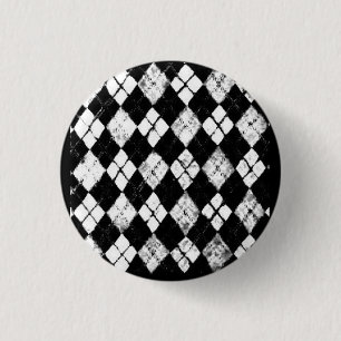 Grunge-Rautenknopf Button