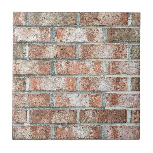 Grunge Red Brick Wall Braun Brick Backstein Tan Fliese (Vorderseite)