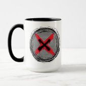 Grunge Red Xpression Tasse (Links)