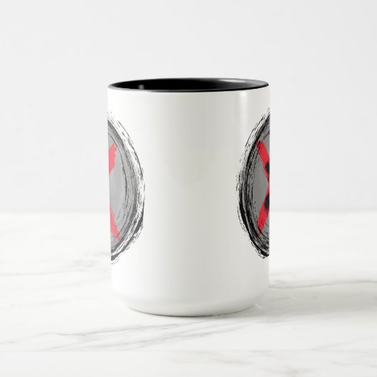 Grunge Red Xpression Tasse (Zentrum)