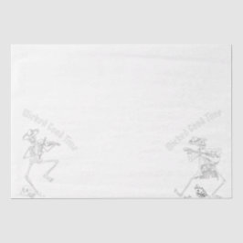 Grunge Retro Black Halloween-Party Seidenpapier