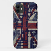 Grunge-Retro Case-Mate iPhone Hülle (Rückseite)