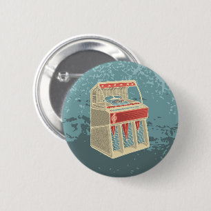 Grunge Retro Jukebox Button