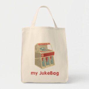 Grunge Retro Jukebox Tragetasche