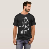Grunge Rock Legend - White Stencil T-Shirt (Vorne ganz)