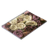 Grunge, Rose, Foto Notizblock (Linke Seite)