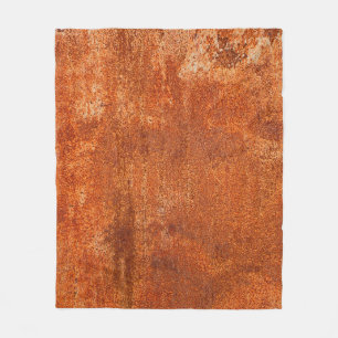 Grunge rostete Metallstruktur. rostfreie Korrosion Fleecedecke