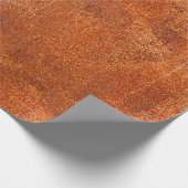 Grunge rostete Metallstruktur. rostfreie Korrosion Geschenkpapier (Ecke)