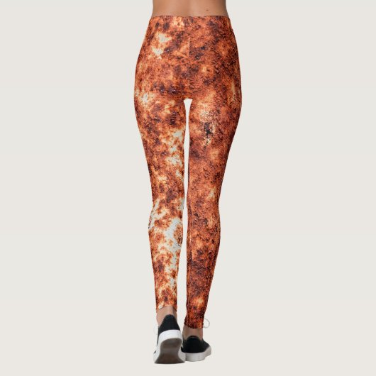 Grunge Roststruktur Leggings (Rückseite)