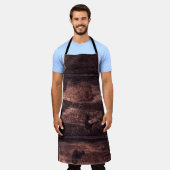Grunge Roststruktur Schürze (Getragen)