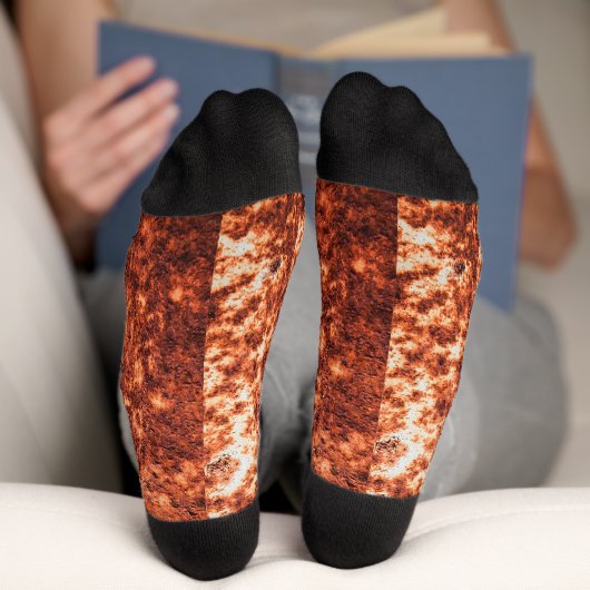 Grunge Roststruktur Socken (Unterseite)