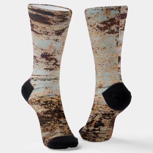 Grunge Roststruktur Socken (Gewinkelt)