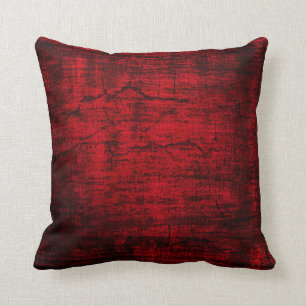Grunge rote abstrakte Malerei Kissen