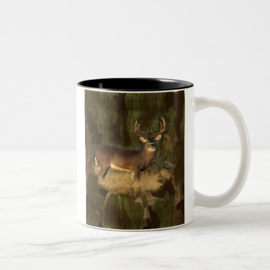 Grunge-Rotwild und Camoflage Tasse (Rechts)