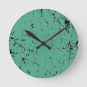 Grunge Runde Wanduhr (Vorderseite)