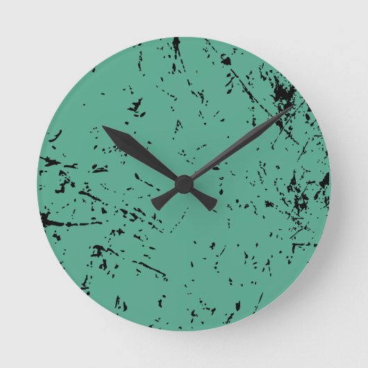 Grunge Runde Wanduhr (Vorderseite)