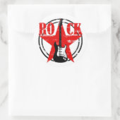 Grunge Runder Aufkleber (Tasche)