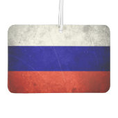 Grunge Russische Flagge Autolufterfrischer (Rückseite)