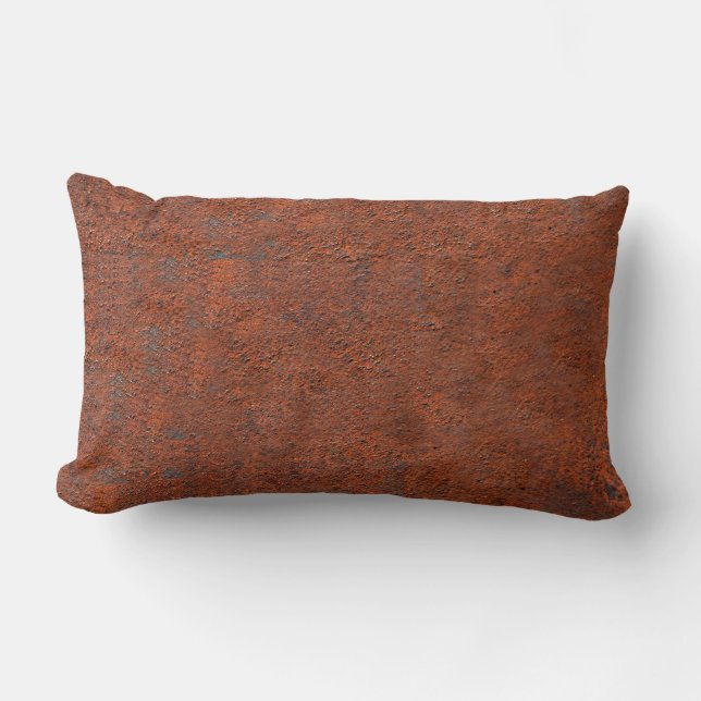 GRUNGE RUST LUMBAR DURCH PILLOW LENDENKISSEN (Vorderseite)