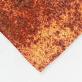 Grunge ruste Metallstruktur, Rost und oxidiert met Fleecedecke (Ecke)