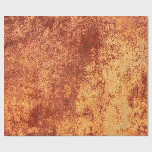 Grunge ruste Metallstruktur, Rost und oxidiert met Geschenkpapier (Flach)