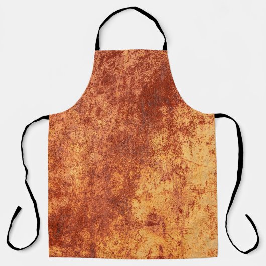 Grunge ruste Metallstruktur, Rost und oxidiert met Schürze (Vorderseite)